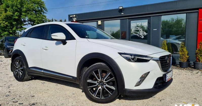 Mazda CX-3 cena 63900 przebieg: 175000, rok produkcji 2015 z Chociwel małe 781